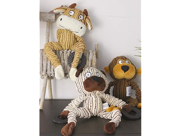 Dog Squeaky Plush Toy Durable Monkey Squeak
