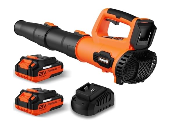 LEAPUL W0097 Cordless Leaf Blower Orange