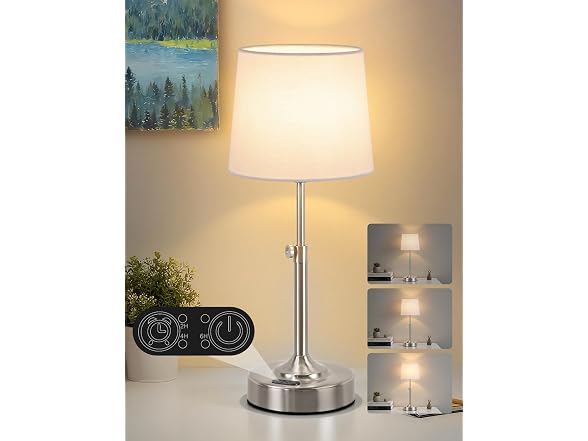 Yochoice Cordless Table Lamp, Adjustable
