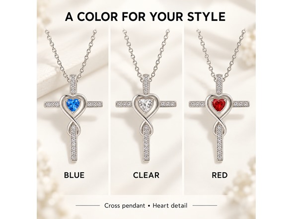 3 Pack Cross Necklace Set