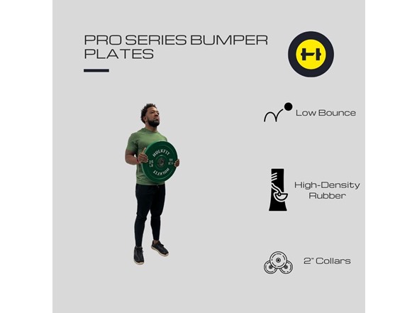 HulkFit Olympic Rubber Bumper Plate
