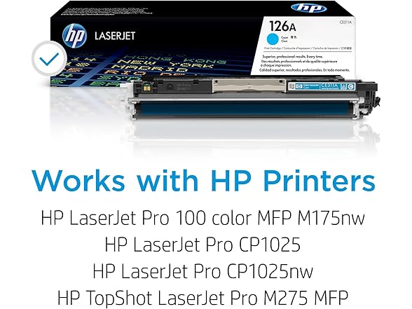 HP CE311A Toner Cartridge Cyan
