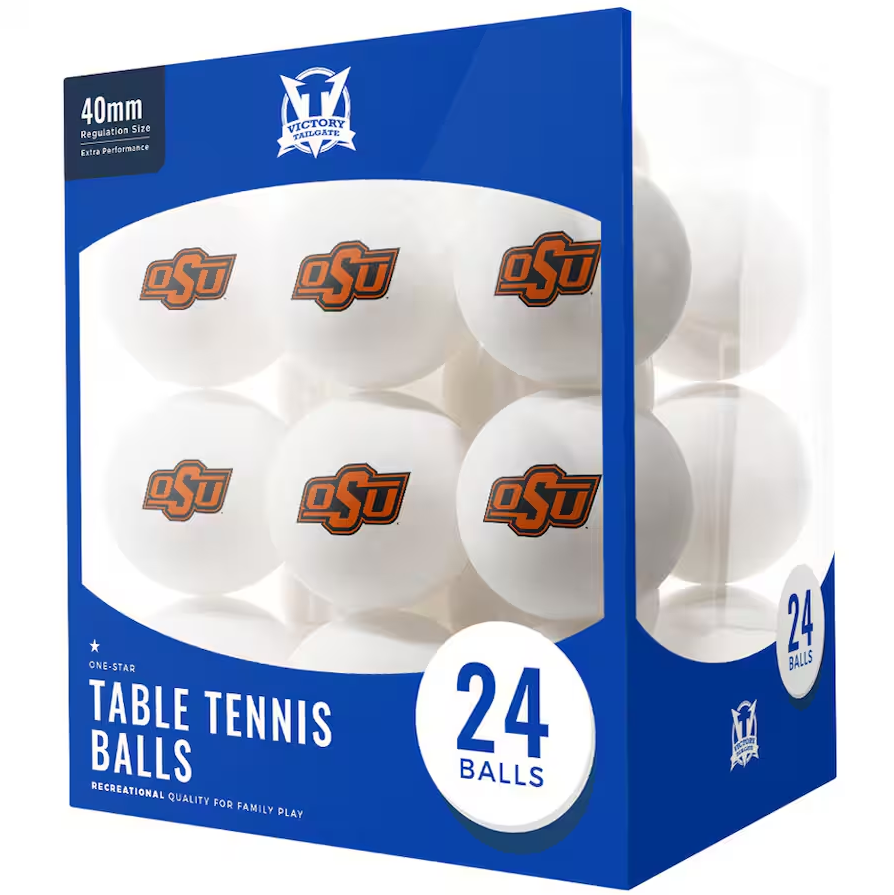 College Team Ping Pong Balls 24-Pack - Gallery 60