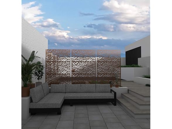 NeuType Outdoor Privacy Screen, Steel