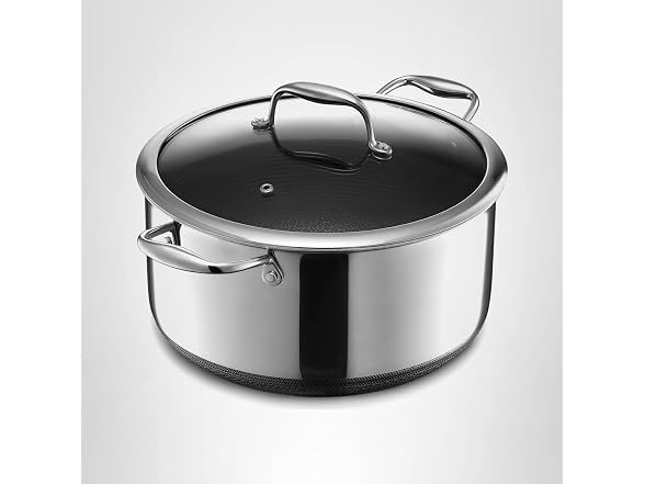 Hexclad 8QT Hybrid Stock Pot with Lid