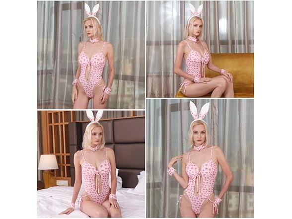 obmedin Women Sexy Lingerie Leopard 