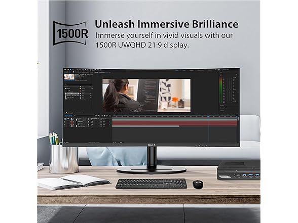 MSI 34" UWQHD Monitor | Modern MD342CQP