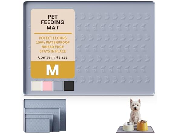CHARMROSE Silicone Pet Feeding Mat