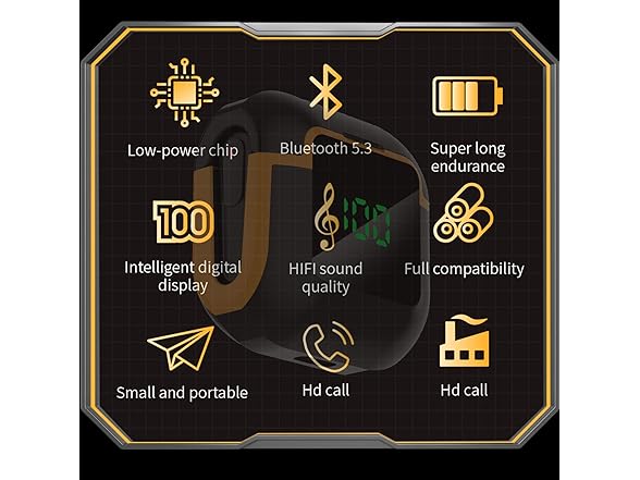 tapaxis Bluetooth Earbuds with Charging Case