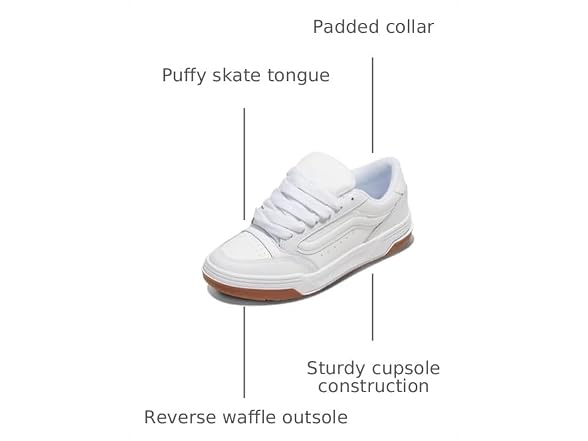 Vans Unisex Hylane Shoe - Puffy Y2K Skate Inspired (8W/6.5M)