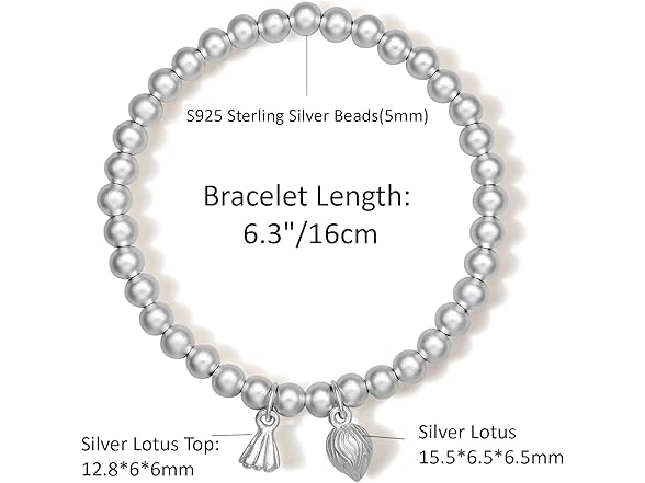Zhou Liu Fu Silver Ball Bracelet