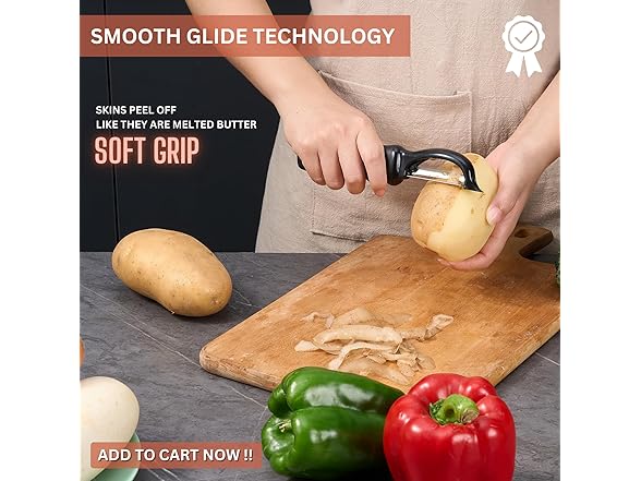 Croomi Premium Swivel Vegetable Peeler