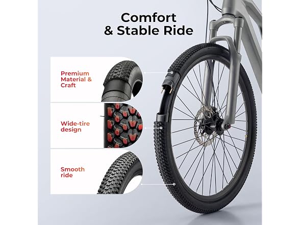 JUCEO 24/26in MTB Bike Tires Tubes Set