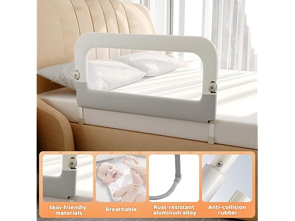 ozmer Bed Guard Rail for Toddlers