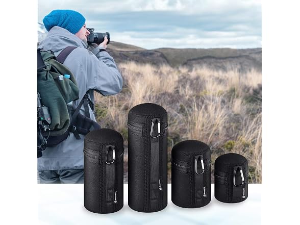 Powerextra 4x Zipper Lens Case Lens