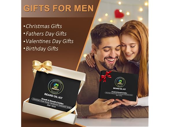 5 Pack Beard Oil Set for Beard