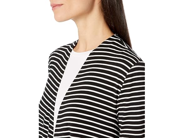 Black White Horizontal Stripe