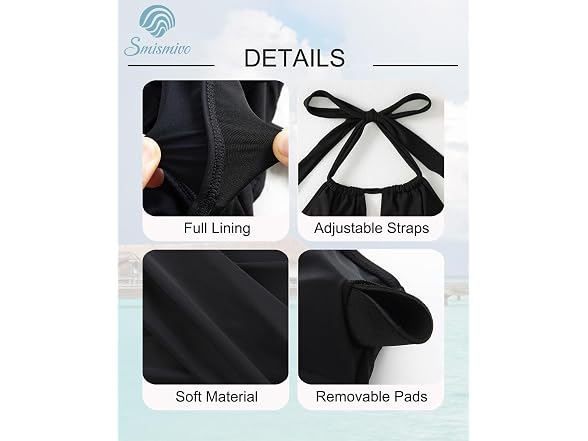 Smismivo Women (XXL) Tummy Control One Swimsuits