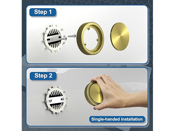 3.55" ABS Bathtub Overflow Cover