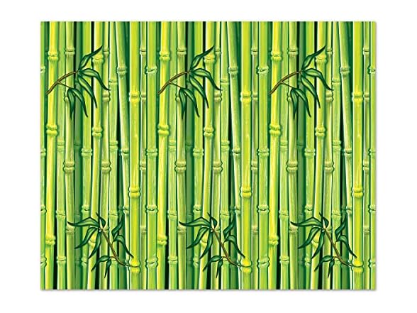 Beistle Bamboo Wall Backdrop 4ft x 30ft