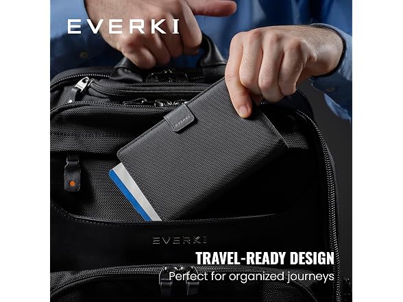 EVERKI RFID Blocking Passport Wallet Holder