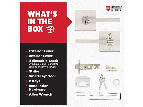 Halifax Entry Door Handle w/ Lock & Key