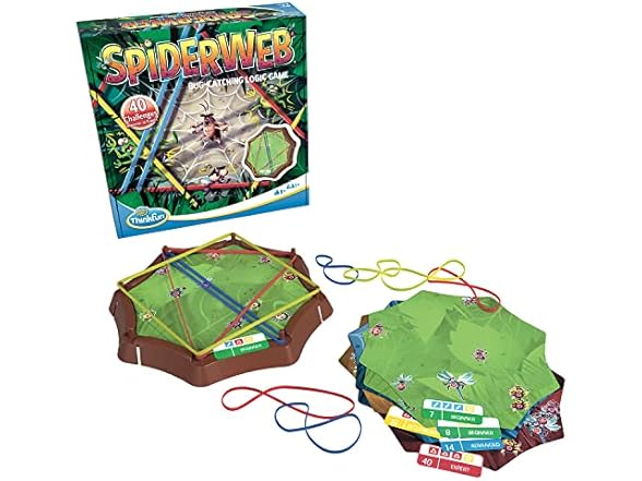 Think Fun Spiderweb: A Bug-Catching Logic Game