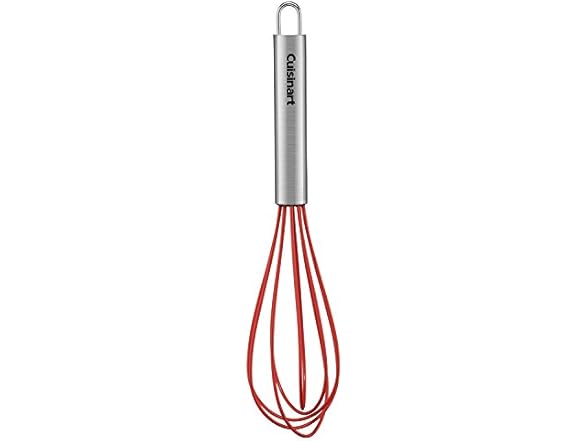 Cuisinart Silicone Whisk, 10-Inch, Red
