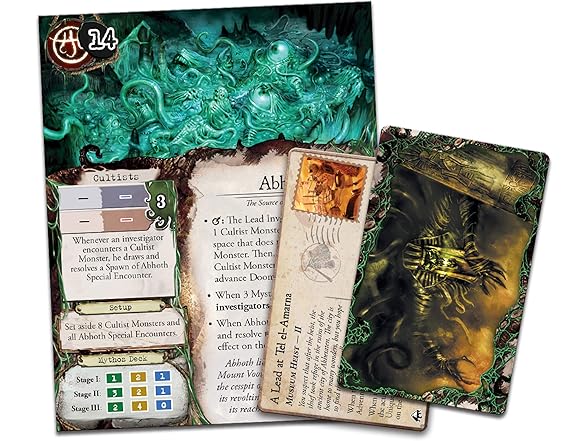 Asmodee Eldritch Horror Under the Pyramids Board