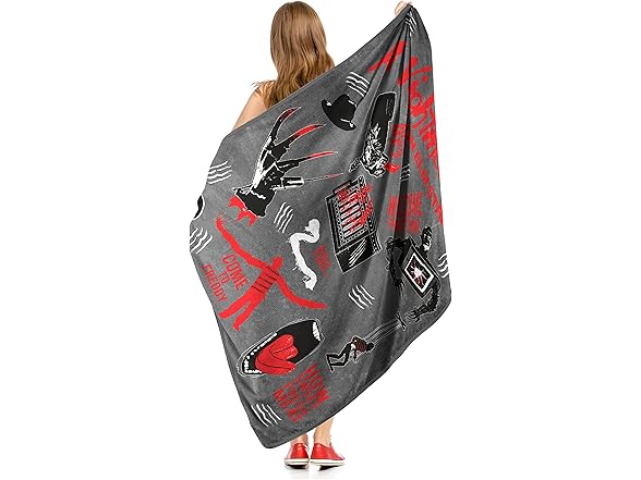 Northwest Nightmare on Elm Street Micro Raschel Blanket