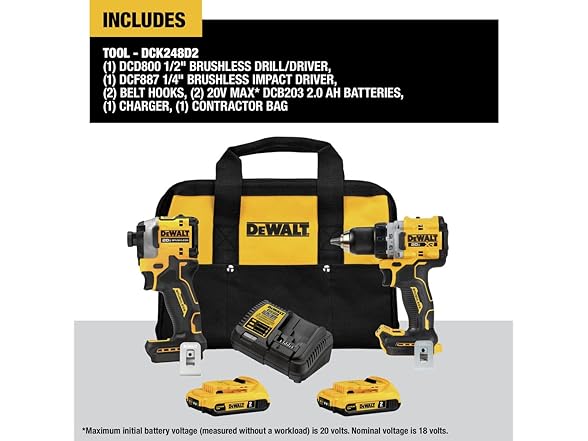 DEWALT DCK248D2 Cordless Combo Kit