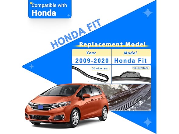 3PK Windshield Wiper Blades Replacement for 2009-2020 Honda