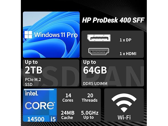HP Pro 400 G9 SFF Mini PC