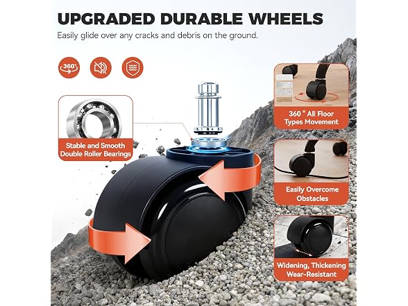 Bestglory Shop Stool with Wheels