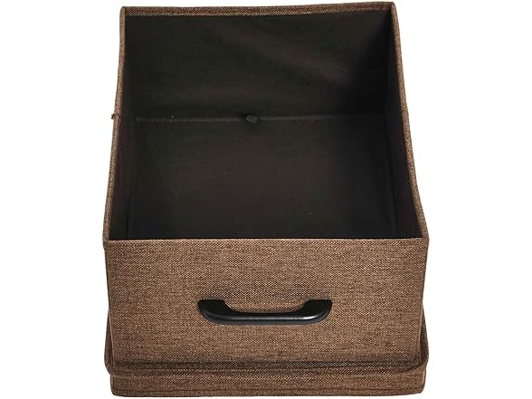 Household Essentials Stacking Storage Boxes with Laminate Top