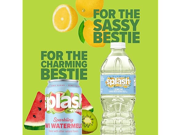 Splash Lemon Water 6pk
