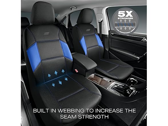 Skechers Work Car Seat Covers, Leather