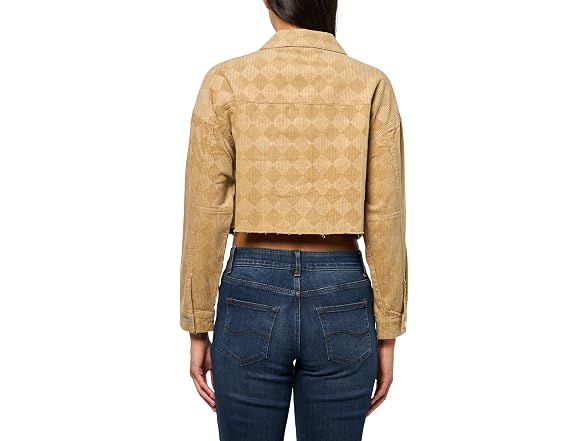 Forever 21 (M) Checkered Trucker Pine Bark Jacket