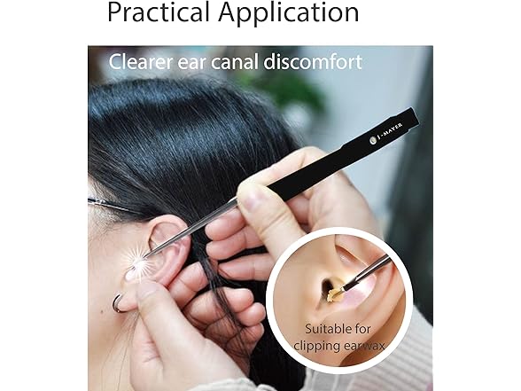 Stainless Steel Ear Wax Removal Tweezer