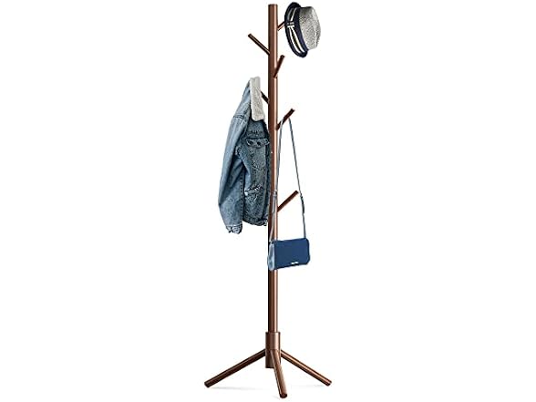 Hupmad Freestanding Coat Rack 8 Hooks