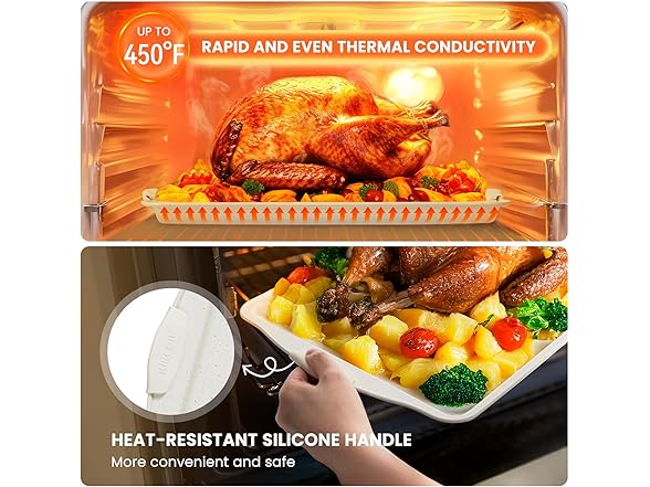 Kikcoin 22 PCS Nonstick Baking Pans Set