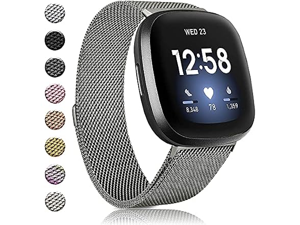 Amzpas Bands for Fitbit Versa 3/4