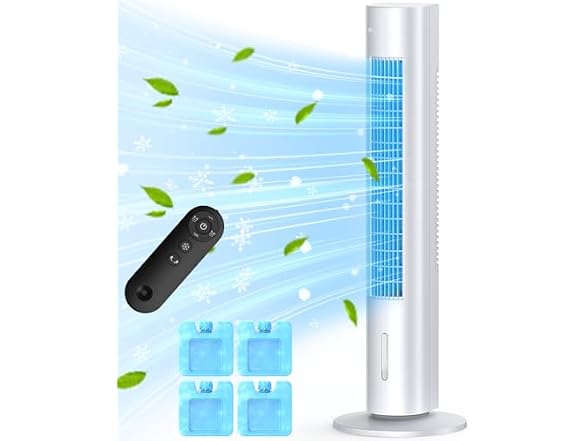 MYICY Evaporative Air Cooler, 35in, 3 speed