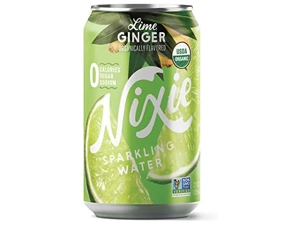 Nixie Sparkling Water, Lime Ginger | 12  oz.