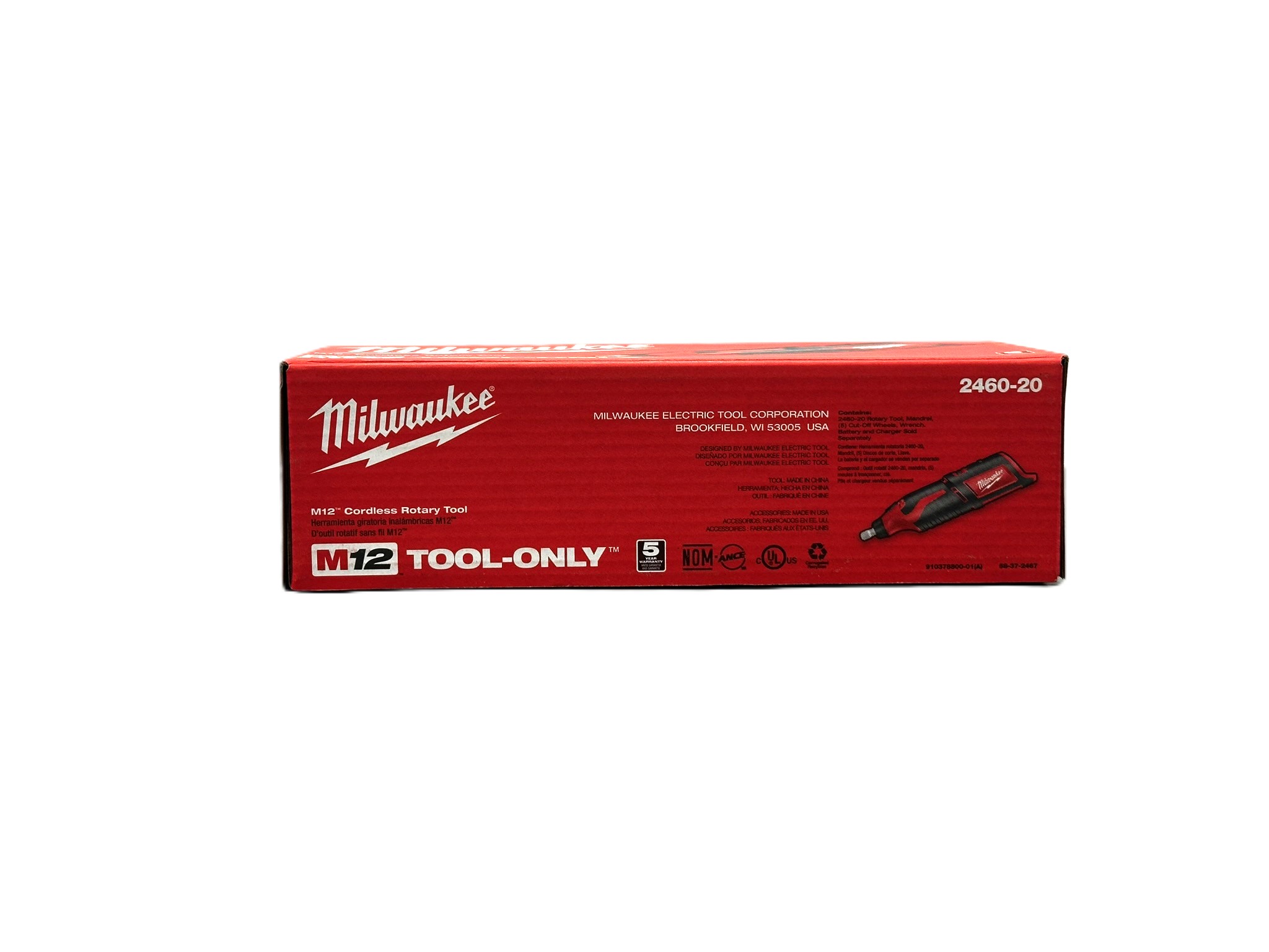 Milwaukee 2460-20 Cordless Rotary Tool, 12.0V - Gallery 6