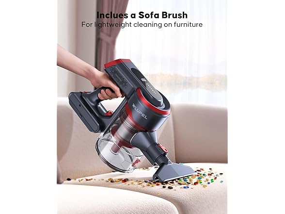 WLUPEL WLUPEL Cordless Vacuum Cleaner, 38kPa Stick Va