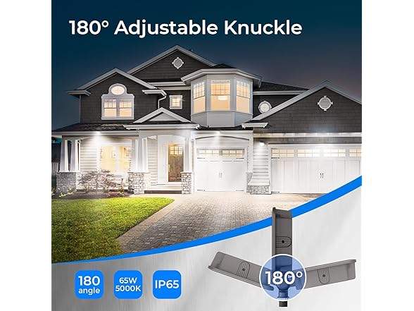 CINOTON 65W LED Outdoor Flood Lights