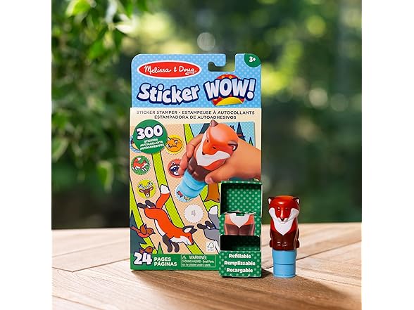 Melissa & Doug Sticker Wow!™ 24-Page Activity Pad Fox
