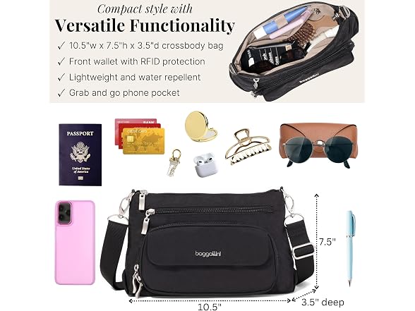 Original Everyday 10.5x7.5 Crossbody Bag