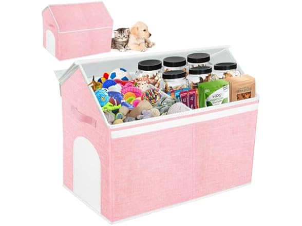 Large Toy Box Storage Organizer with Lid